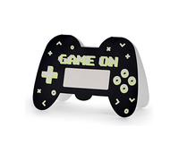 6 CARTONS INVITATION GAMER JEUX VIDÉO 16X11.5CM Noir