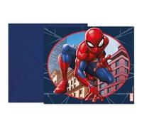Procos Folat 93951P Invitations FSC Ulimate Spider - 6 pièces