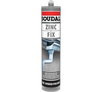 6 cartouches 290 ml zinc fix gris zinc - SOUDAL - 134631