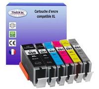 6 Cartouches compatibles avec Canon PGI-550, CLI-551 XL pour Canon pixma MG6350, MG7100, MG7150, MG7550