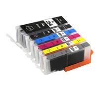 Go Inks Cartouches d'encre C-550 & C-551 – Remplacent PGI-550/CLI-551 pour Canon PIXMA – Lot de 6
