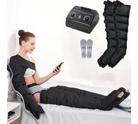 6 Cavité Masseur Électrique Compression d'air, Appareil Drainage Lymphatique, Circulation des Pieds Et des Mollets, La Relaxation Et Le Soulagement De La Douleur