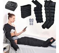 6 Cavité Masseur Électrique Compression d'air, Appareil Drainage Lymphatique, Circulation des Pieds Et des Mollets, La Relaxation Et Le Soulagement De La Douleur