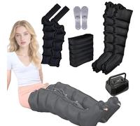 6 Cavité Masseur ÉLectrique Compression d'air, Bottes Pressothérapie Lymphatique, Pour Appareil Circulation Sanguine Bras, Jambes, Taille, Machine De Massage Pour Soulager Douleur
