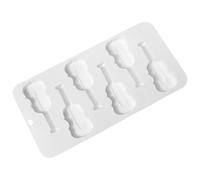6 Cavity Violin Silicone Mold - Flexible Resin Soap Baking Tool For Epoxy Art Candy Candle Clay Cupcake Craft Decoration | Creative Crafting Support, Reusable Flexible Molding, Detailed Instrument