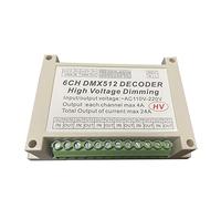 6 CH AC Variateur Triac haute tension DMX512 Décodeur Contrôleur Triac AC DMX Variateur AC 110-220 V