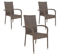 6 chaises de jardin portland House Nordic