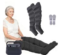 6 Chambers PressothéRapie Jambes, XXL PressothéRapie Lymphatique, Bottes PressothéRapie, Massage Jambe, Drainage Lymphatique Jambes, éLectrique Masseur Pneumatique Bottes