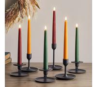 6 Chandelles TruGlow® Couleurs d'Automne Télécommandées