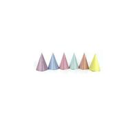 6 CHAPEAUX POINTUS COLORÉS EN CARTON