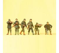 PREISER 6 chasseurs et leur fusil - HO 1/87 - PREISER 10552