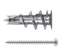 6 chevilles métal autoforeuses charge moyenne Fischer 31mm