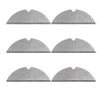6 chiffons de rechange pour aspirateurs robots Dreame D20 Pro Plus/D20, Jegehoyo lavables et réutilisables, chiffons semi-circulaires, accessoires de rechange