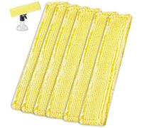 6 Chiffons Nettoyage Microfibre, Accessoires Lingette Bonnettes pour Aspirateur Fenêtre,FenstersaugerÓ Vadrouille,Coussinets Nettoyeur Vitre Compatible avec Lave Vitre Karcher WV2 WV5 WV6 Plus Premium