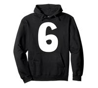 6 Chiffres drôles Meme Six Sept Assortis Sweat à Capuche