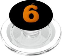 6 Chiffres Six Sept Citrouille Automne Halloween Amusant Assorti PopSockets PopGrip pour MagSafe