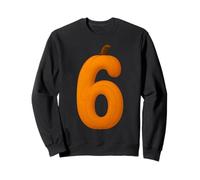 6 Chiffres Six Sept Citrouille Automne Halloween Amusant Assorti Sweatshirt