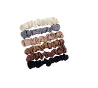 6 chouchous en satin for femme - Plus doux que les soie for cheveux | Chouchous pour Cheveux Droits, Bouclés, Crépus(Color01)