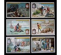 6 chromos Liebig : histoire et religion (série complète) [Board book] Collectif