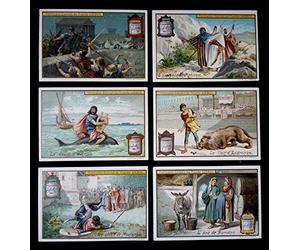 6 chromos Liebig : histoire et religion (série complète) [Board book] Collectif