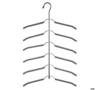 6 cintres chemises en métal - 5 five simply smart - Argent