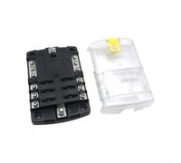 6 Circuit Fuse Block 12V 30A with Ground