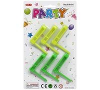 6 Cliquets En Plastique Jeu Jouet Pour Enfant 6,5 X 6,5cm Rétro Vintage Eveil