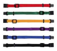 Trixie Colliers TR-15555 M-L 22-35 cm x 10 mm pour chiot Lot de 6 couleurs différentes