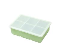 6 Compartiments Bac À Glaçons Avec Couvercle Flexible De Qualité Alimentaire Silicone Ice Cube Moule Plateau Pour Congélateur Maison BRICOLAGE Boissons
