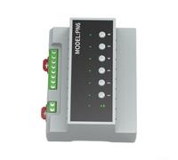 6 compartiments pour relais en plastique gris pour protocole zigbee 6 fois | Télécommande d'application, compatible avec tuya, 6 sorties indépendantes, boîtier en plastique gris, installation facile