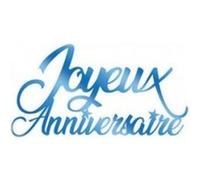 6 confettis anniversaire 13.5x4cm bleu - générique odt24bl Bleu
