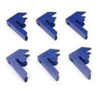 6 connecteurs bleus du rayonnage t-rax G