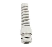 6 connecteurs de câble à décharge de traction M20, presse-étoupe spiralé en nylon PA66, connecteur de câble réglable 9-14mm IP68, connecteurs de serrage de câble avec joints et contre-écrou (noir)