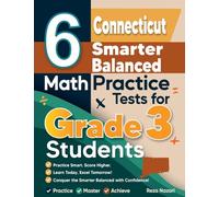 6 Connecticut Smarter Balanced Math Practice Tests for Grade 3 Students