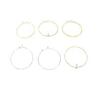 6 Cordes de Guitare avec Ensemble de Billes, Revêtement en Bronze Phosphore, Remplacement 6 Pièces Différentes Spécifications pour les Guitares Acoustiques