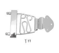 6 Cordes Guitare Trapèze Cordier Métal Réglable en Hauteur Guitare Trapèze Pont Cordier pour Remplacement (Argent)