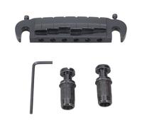 6 cordes pour guitare - Pont intégré - Selle de combat - Sans code - Enrouleur réglable - Pour la plupart des guitares électriques LP électriques - Sans code