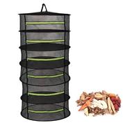 6 Couches Filet de Sechage, Sechoir Plantes, Filet de SéChage Plante, Sèche Herbes à Suspendre, Séchoir à Herbes, Filet Sechage Herbe pour SéCher Des Herbes, Bourgeons, Poissons, Vêtements (Noir)