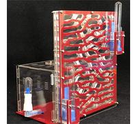 6 Couches Fourmi Raisin humidité Zone d'alimentation Fourmi Ferme Acryl Insecte Villa Fourmis nids Villa Animal de Compagnie avancée Manie pour Fourmis Maison (Rouge)