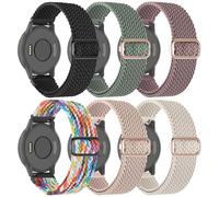 6 couleurs 18mm, 20mm, 22mm, bracelet de montre en nylon Garmin Venu 2 3s 4s plus/Venu Sq/Vivoactive 3 4 5 Smart Watch, bracelet de rechange pour Garmin Vivoactive, Forerunner 645/255/245 Music,