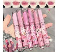 6 couleurs Crystal Jelly Ensemble de rouge à lèvres, baume à lèvres en forme de cœur teinté, brillant à lèvres hydratant miroir, soin nourrissant des lèvres longue durée imperméable à l’eau Maquillage