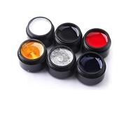 6 couleurs de gel araignée pour nail art, peinture sur ongles, outil de conception d'ongles