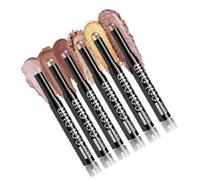 6 Couleurs Skimrs Stick Stick HighLighter Shadows Shadows Crayon Étanche Brittres Cream Eye MAEKUP For Women Girls Cream Brightner Makeup Set