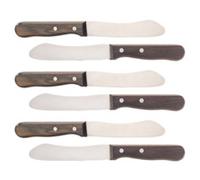 6 couteaux à beurre avec manche en bois Rosenstein & Söhne