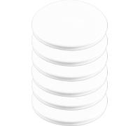 6 couvercles Ø 14,5 cm en blanc pour saladier en mélamine et en verre Ø 14 cm