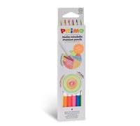 6 crayons de couleur fluo Minabella