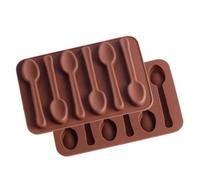 6 Cuillères À Grille Moule Chocolat 2Pc A Gateau - De Patisserie Multicolore 1