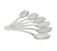 6 cuillères à huîtres en inox Chevalier diffusion