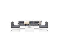 Salon de Jardin Meubles Siège Terrasse Patio Terrasse Extérieur 6 pcs vidaXL