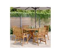 vidaXL 6-delige Tuinset massief acaciahout3283567 G